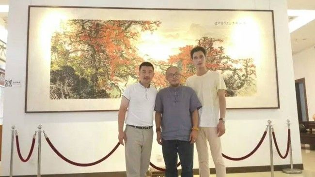 謝總與油畫(huà)大師徐唯辛